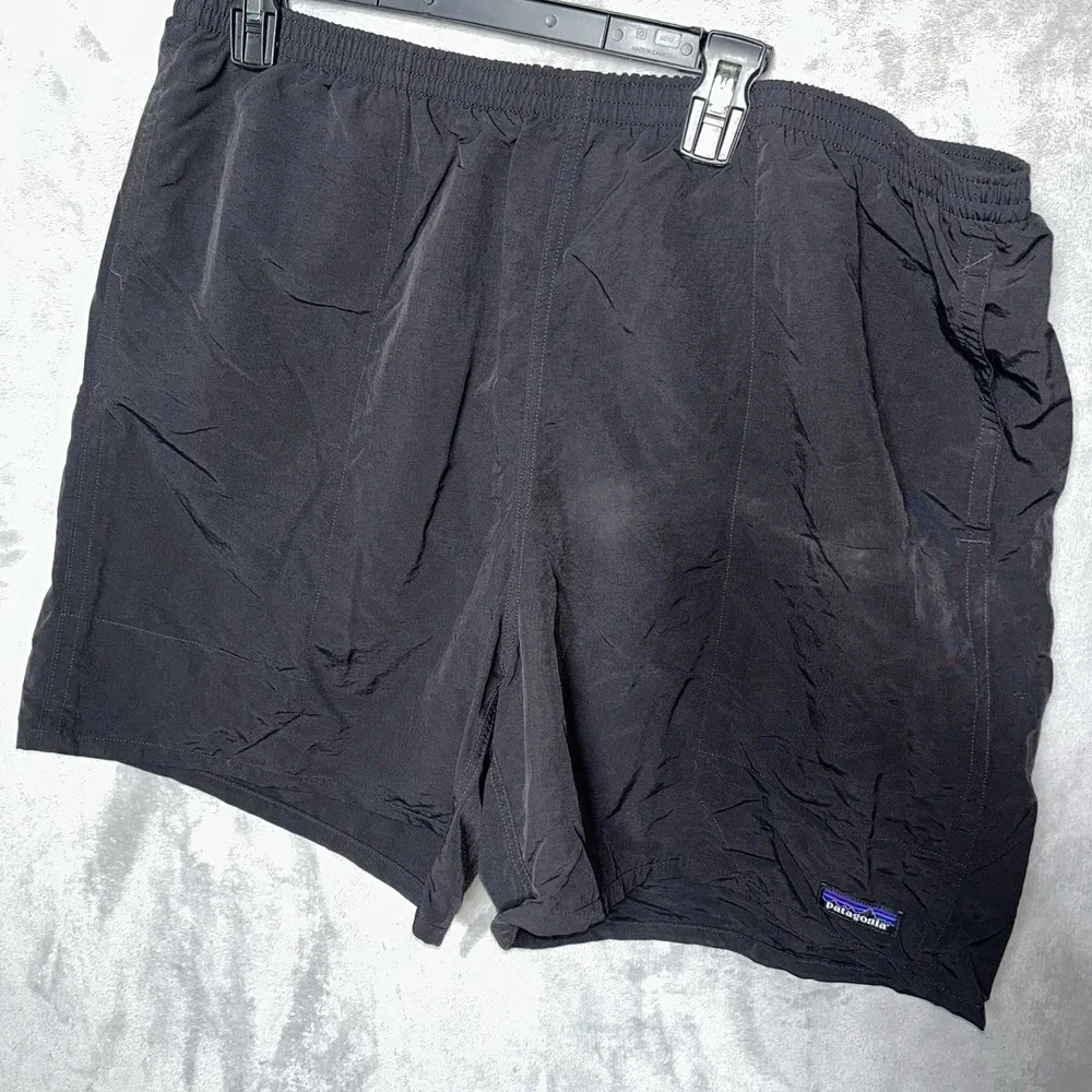 Patagonia Shorts Mens 2XL Black Baggies Netplus Shells Hiking  7